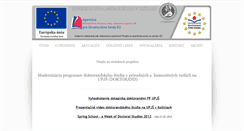Desktop Screenshot of doktorand.upjs.sk