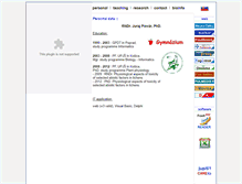 Tablet Screenshot of jurajpiovar.science.upjs.sk